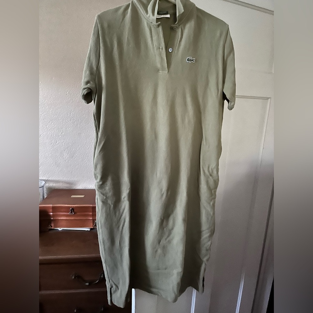 Lacoste Exclusive Edition Olive dress